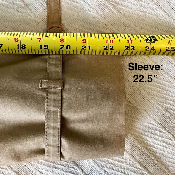 Vintage London Fog Trench Coat midi with removable lining & hood - Picture 15 of 16